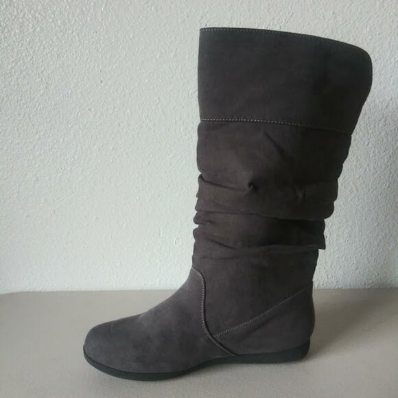 St. John's Bay Kellman women's size 7.5 gray slouch boots - Picture 5 of 11